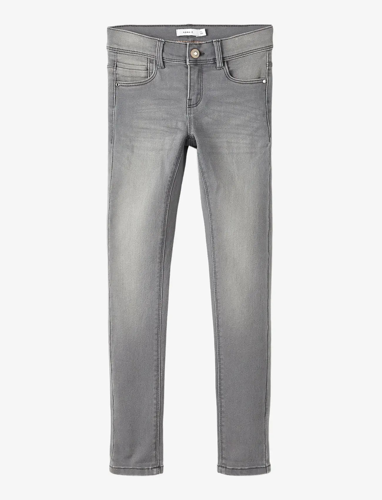 name it - NKFPOLLY DNMTASI 5676 PANT NOOS - skinny jeans - medium grey denim - 2