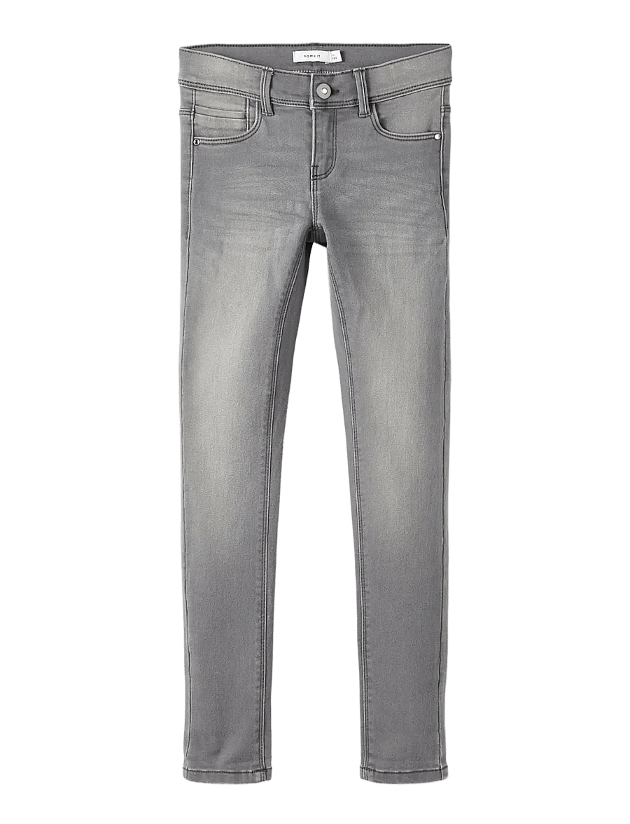 name it - NKFPOLLY DNMTASI 5676 PANT NOOS - skinny jeans - medium grey denim - 2