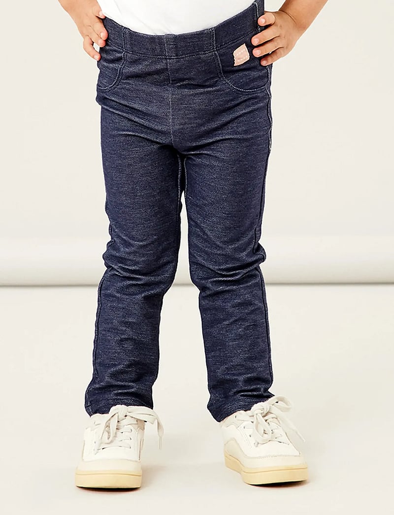 name it - NMFSALLI DNMTALLY SWE LEGGING NOOS - skinny jeans - dark blue denim - 2