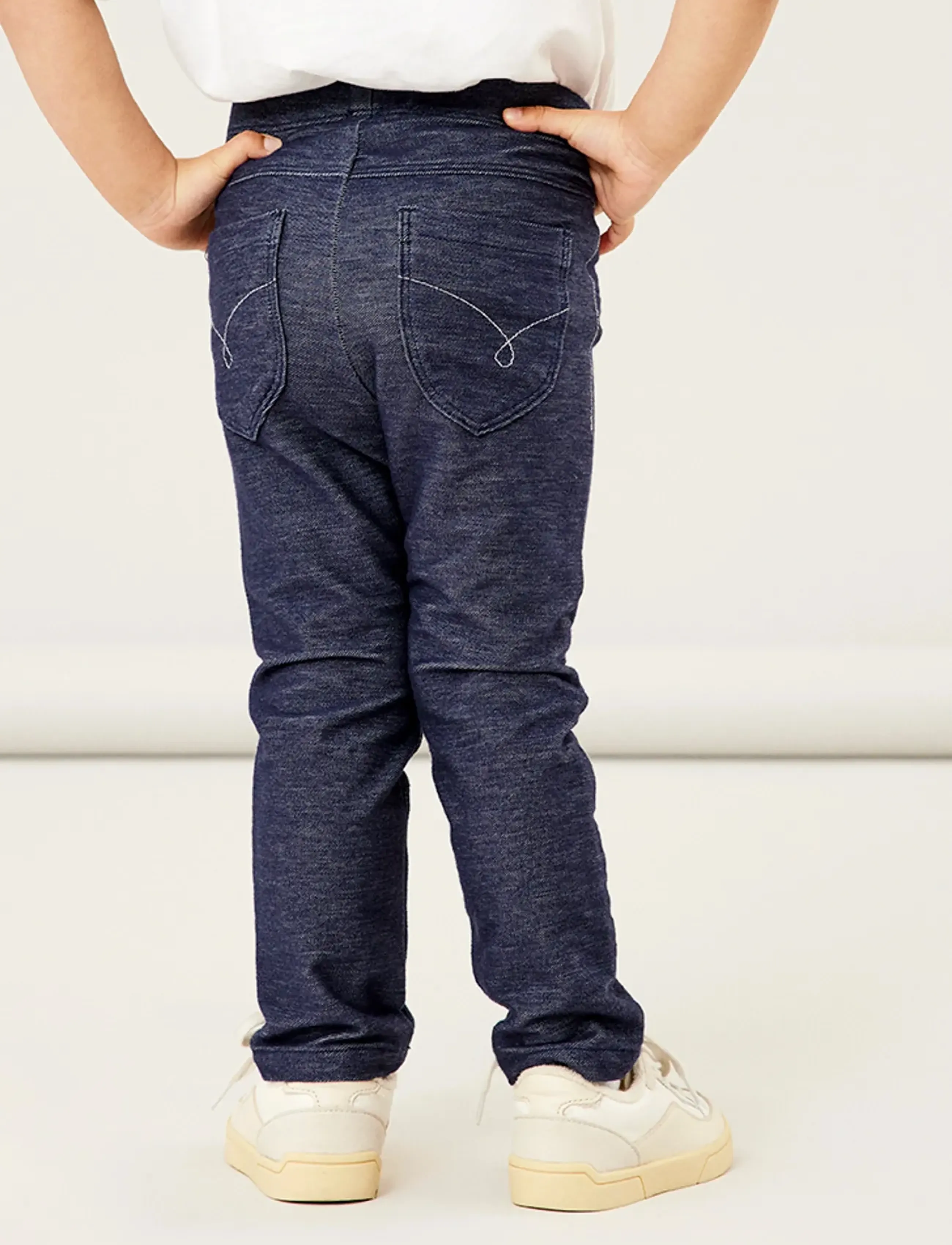 name it - NMFSALLI DNMTALLY SWE LEGGING NOOS - skinny jeans - dark blue denim - 3