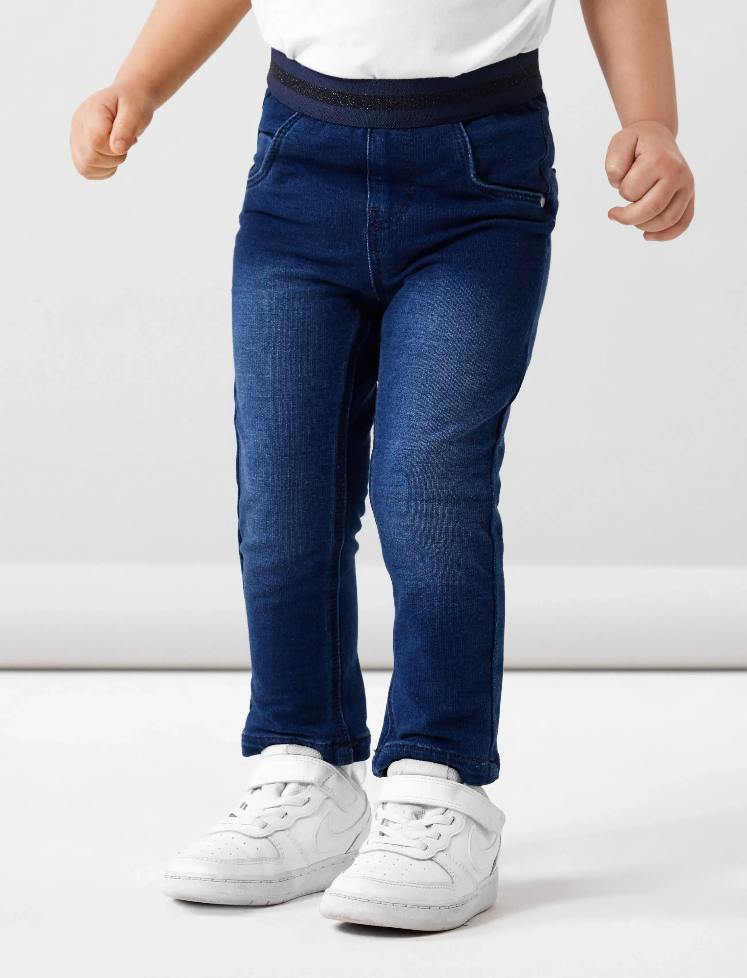 name it - NMFSALLI SLIM SWE JEANS 1190-BO NOOS - skinny jeans - dark blue denim - 3