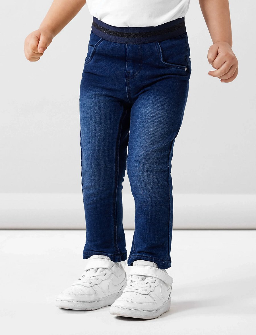 name it - NMFSALLI SLIM SWE JEANS 1190-BO NOOS - jeans skinny - dark blue denim - 3