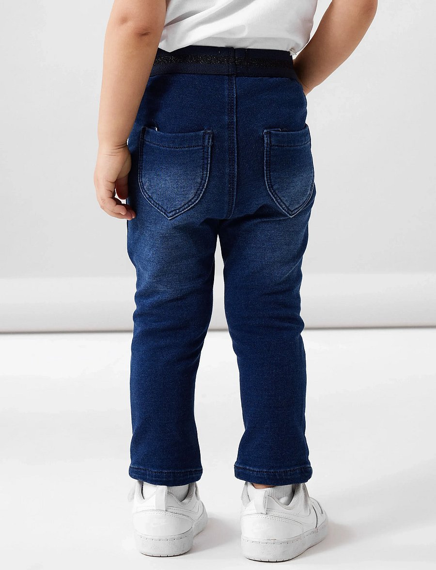 name it - NMFSALLI SLIM SWE JEANS 1190-BO NOOS - jeans skinny - dark blue denim - 4