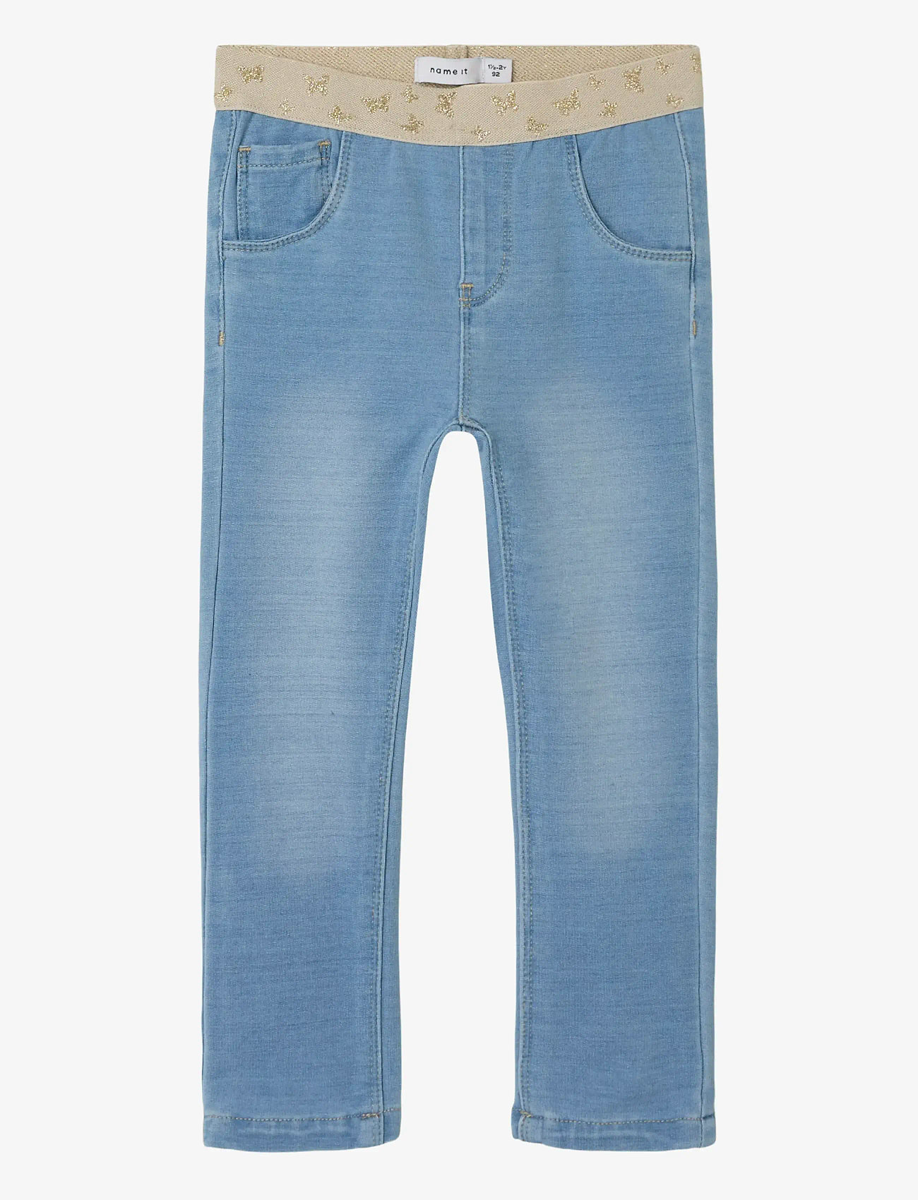 name it - NMFSALLI SLIM SWE JEANS 1190-BO NOOS - skinny jeans - light blue denim - 1