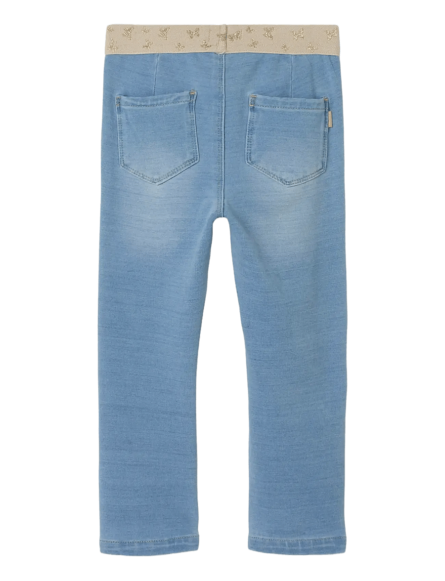 name it - NMFSALLI SLIM SWE JEANS 1190-BO NOOS - liibuvad teksad - light blue denim - 2
