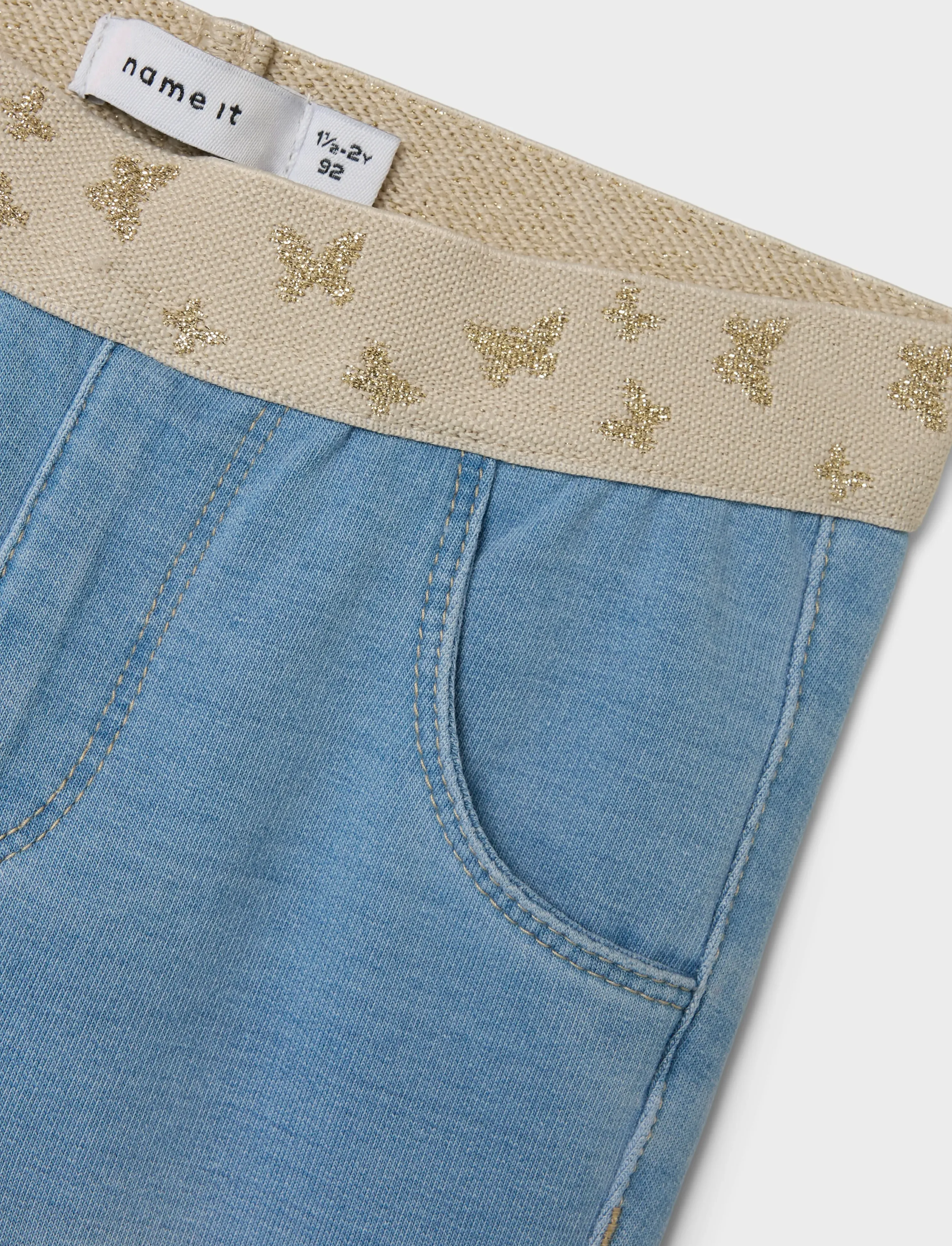 name it - NMFSALLI SLIM SWE JEANS 1190-BO NOOS - liibuvad teksad - light blue denim - 3