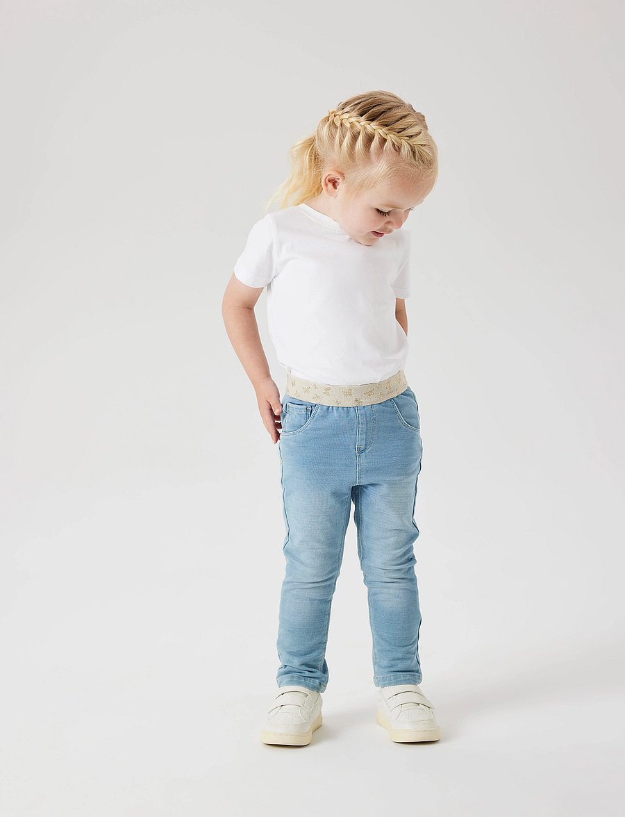 name it - NMFSALLI SLIM SWE JEANS 1190-BO NOOS - liibuvad teksad - light blue denim - 4