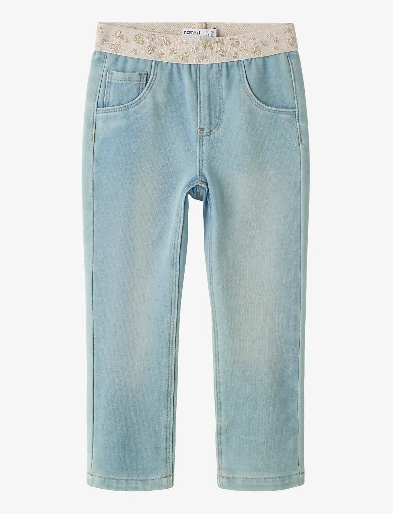 name it - NMFSALLI SLIM SWE JEANS 1190-BO NOOS - skinny jeans - light blue denim - 1
