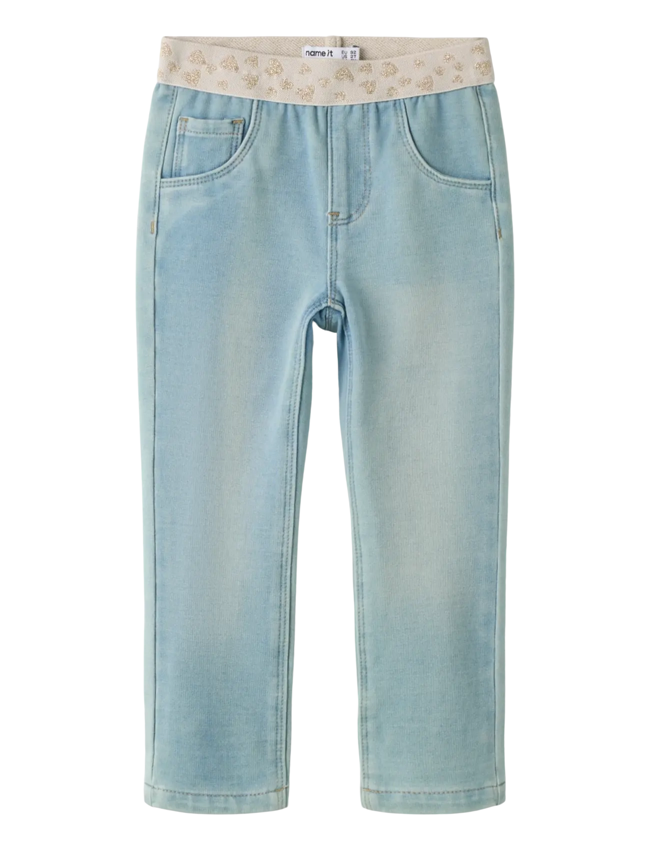 name it NMFSALLI SLIM SWE JEANS 1190-BO NOOS - Underdele - LIGHT BLUE DENIM / blue