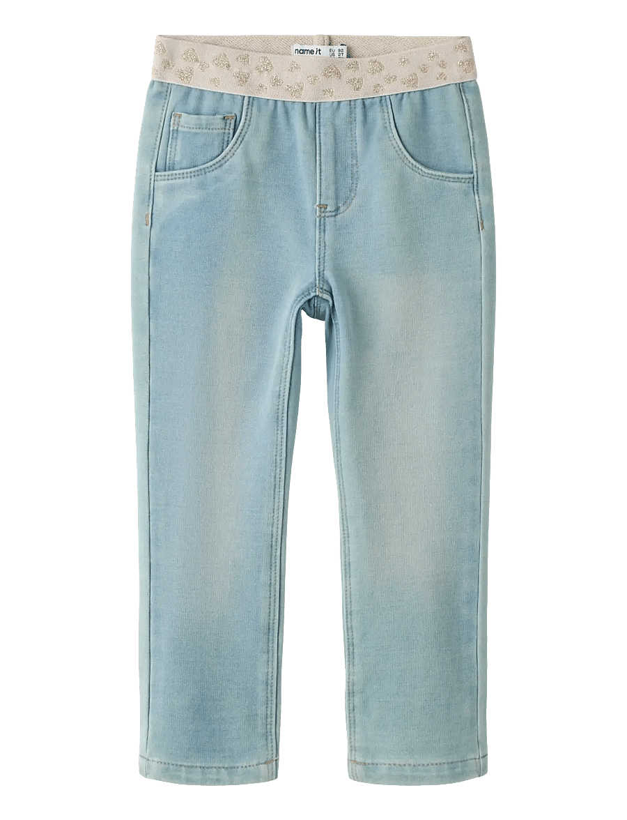 name it - NMFSALLI SLIM SWE JEANS 1190-BO NOOS - skinny jeans - light blue denim - 1