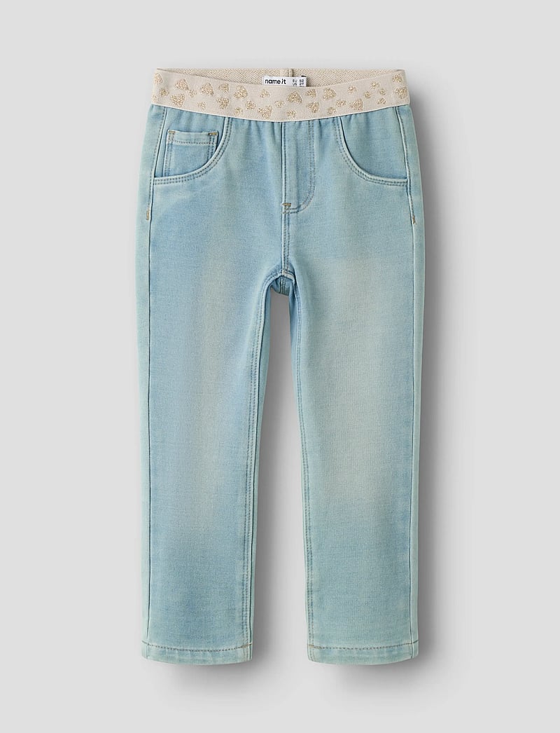 name it - NMFSALLI SLIM SWE JEANS 1190-BO NOOS - skinny jeans - light blue denim - 0