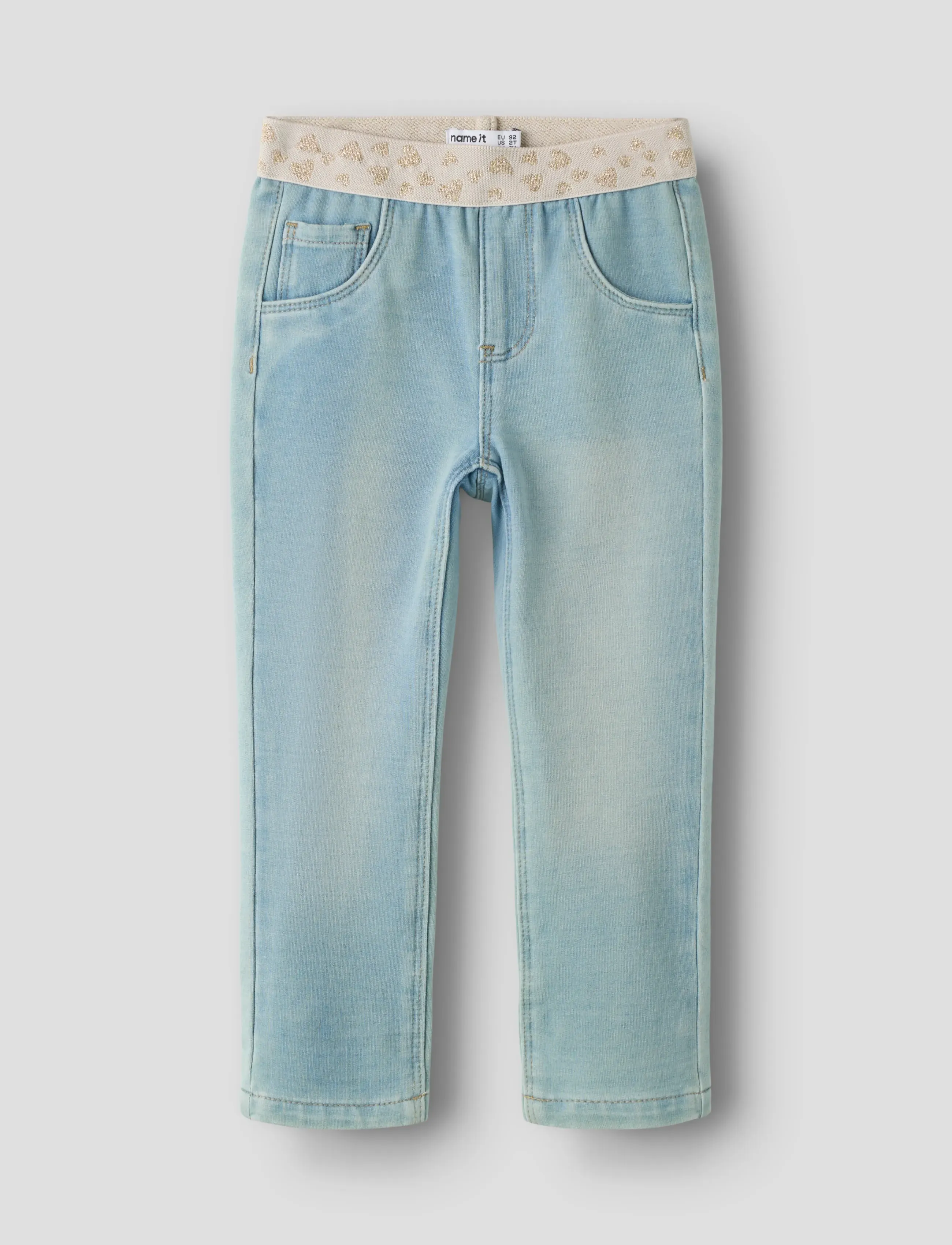 name it - NMFSALLI SLIM SWE JEANS 1190-BO NOOS - skinny jeans - light blue denim - 0
