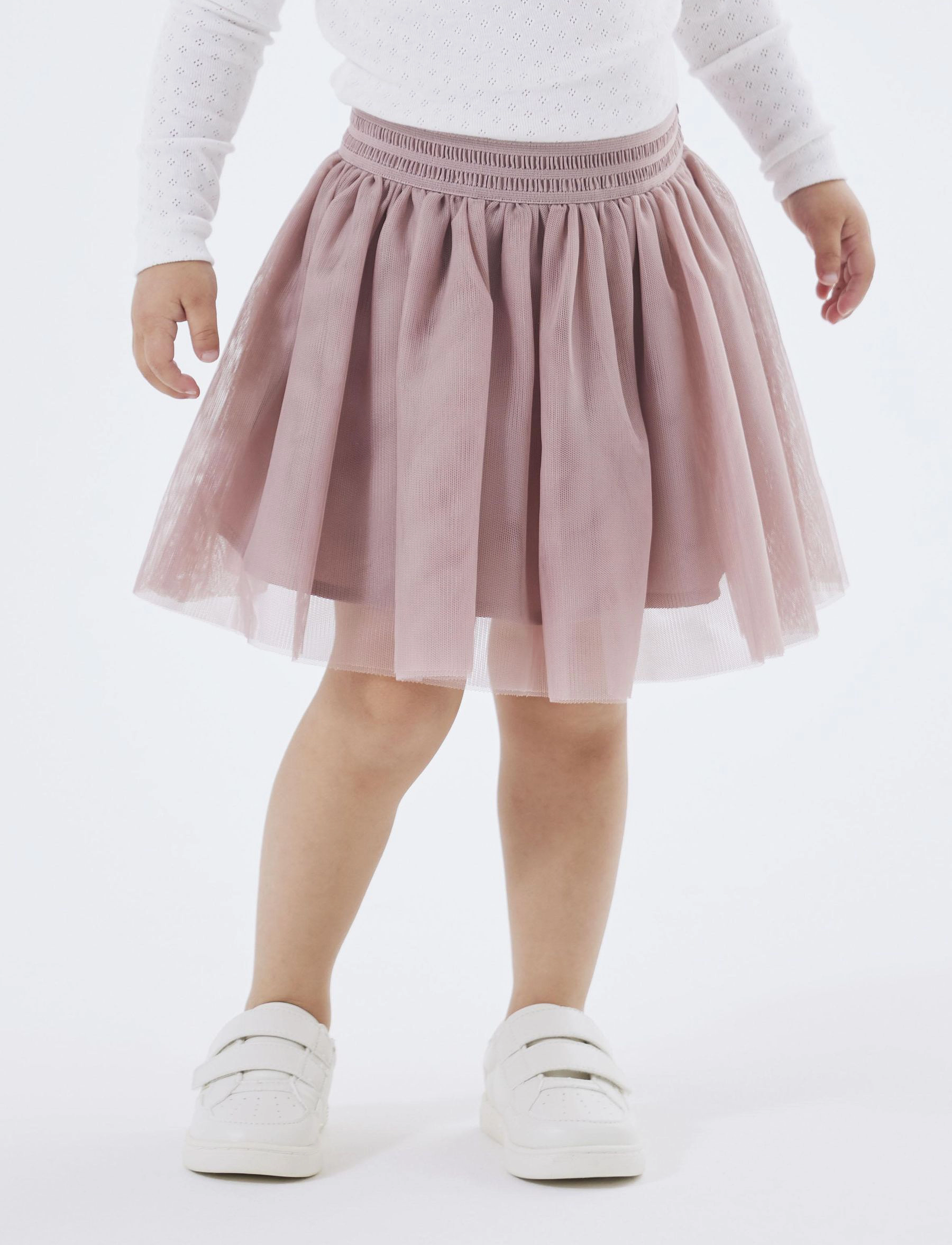name it - NMFNUTULLE SKIRT NOOS - tüllseelik - woodrose - 4