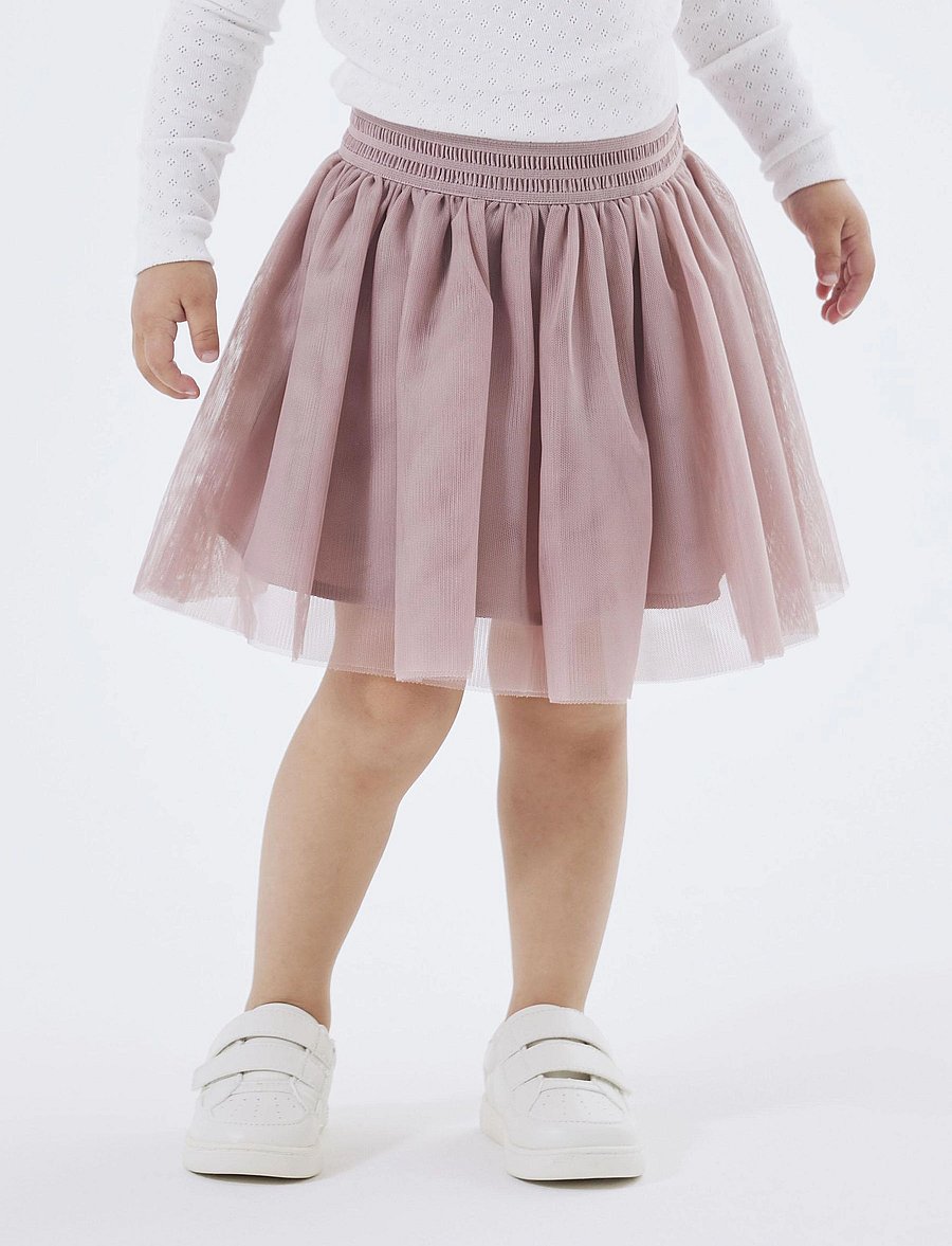 name it - NMFNUTULLE SKIRT NOOS - tylnederdel - woodrose - 4