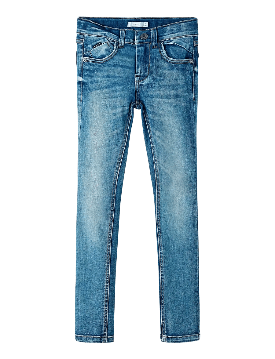 name it - NKMPETE SKINNY JEANS 4111-ON NOOS - siaurėjantys džinsai - medium blue denim - 1