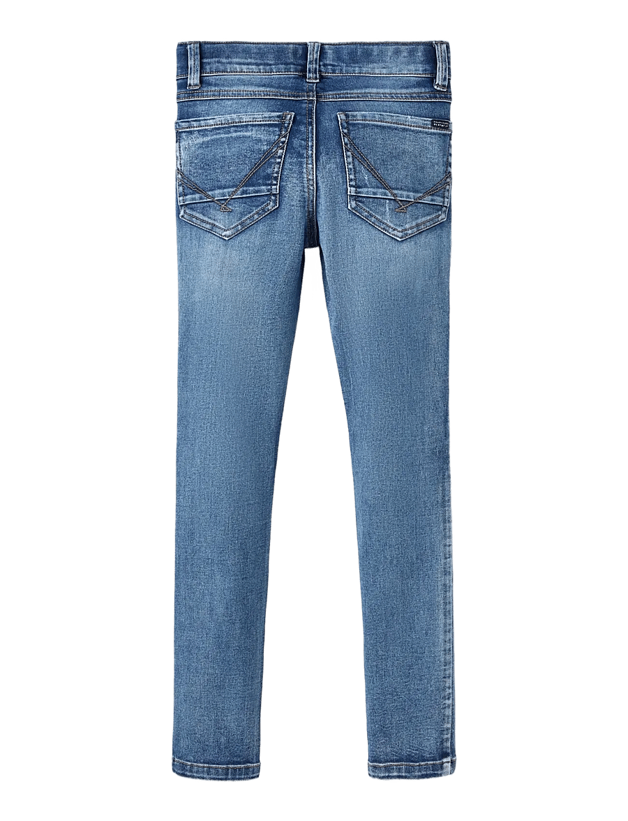 name it - NKMPETE SKINNY JEANS 4111-ON NOOS - siaurėjantys džinsai - medium blue denim - 2