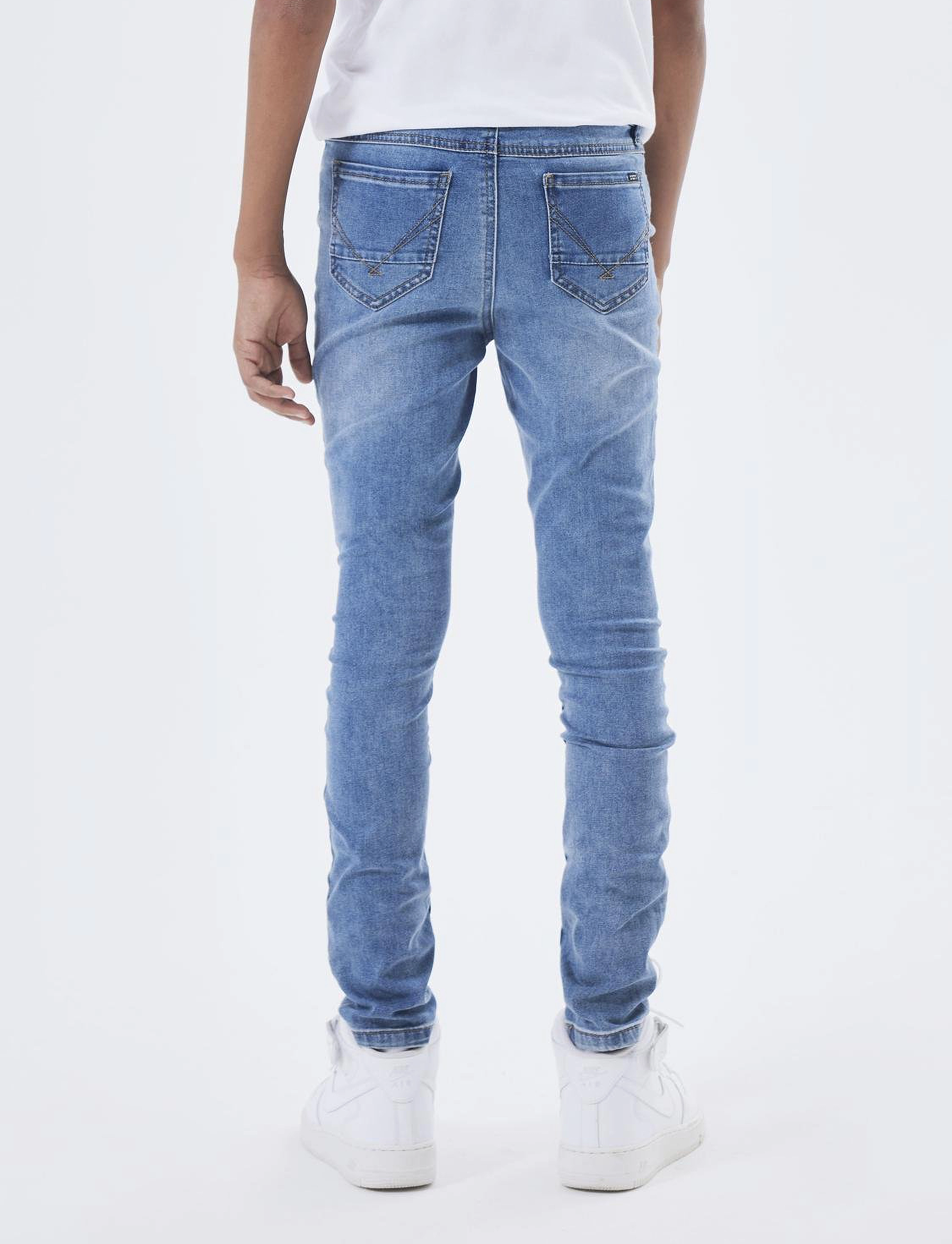 name it - NKMPETE SKINNY JEANS 4111-ON NOOS - siaurėjantys džinsai - medium blue denim - 4