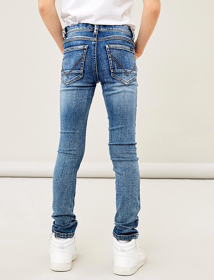 name it - NKMPETE SKINNY JEANS 4111-ON NOOS - siaurėjantys džinsai - medium blue denim - 5