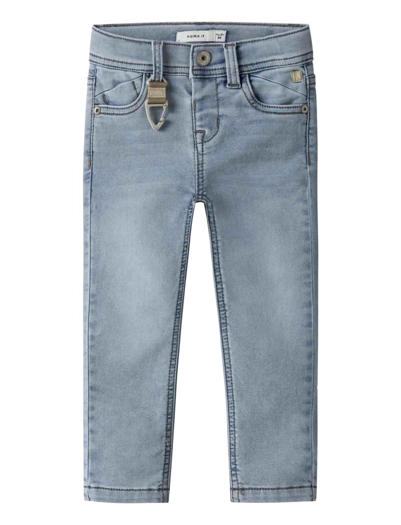 NMMTHEO DNMTHAYER 2689SWE KEY PANT NOOS - LIGHT BLUE BLEACHED DENIM