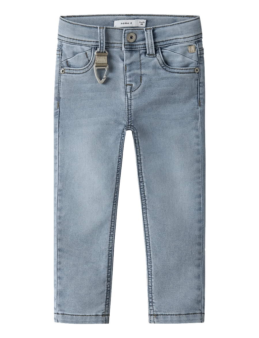 name it - NMMTHEO DNMTHAYER 2689SWE KEY PANT NOOS - skinny jeans - light blue bleached denim - 1
