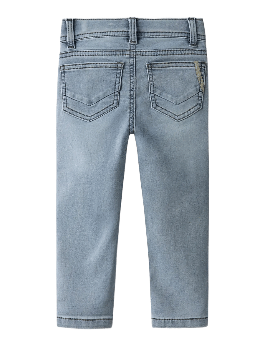name it - NMMTHEO DNMTHAYER 2689SWE KEY PANT NOOS - skinny jeans - light blue bleached denim - 2