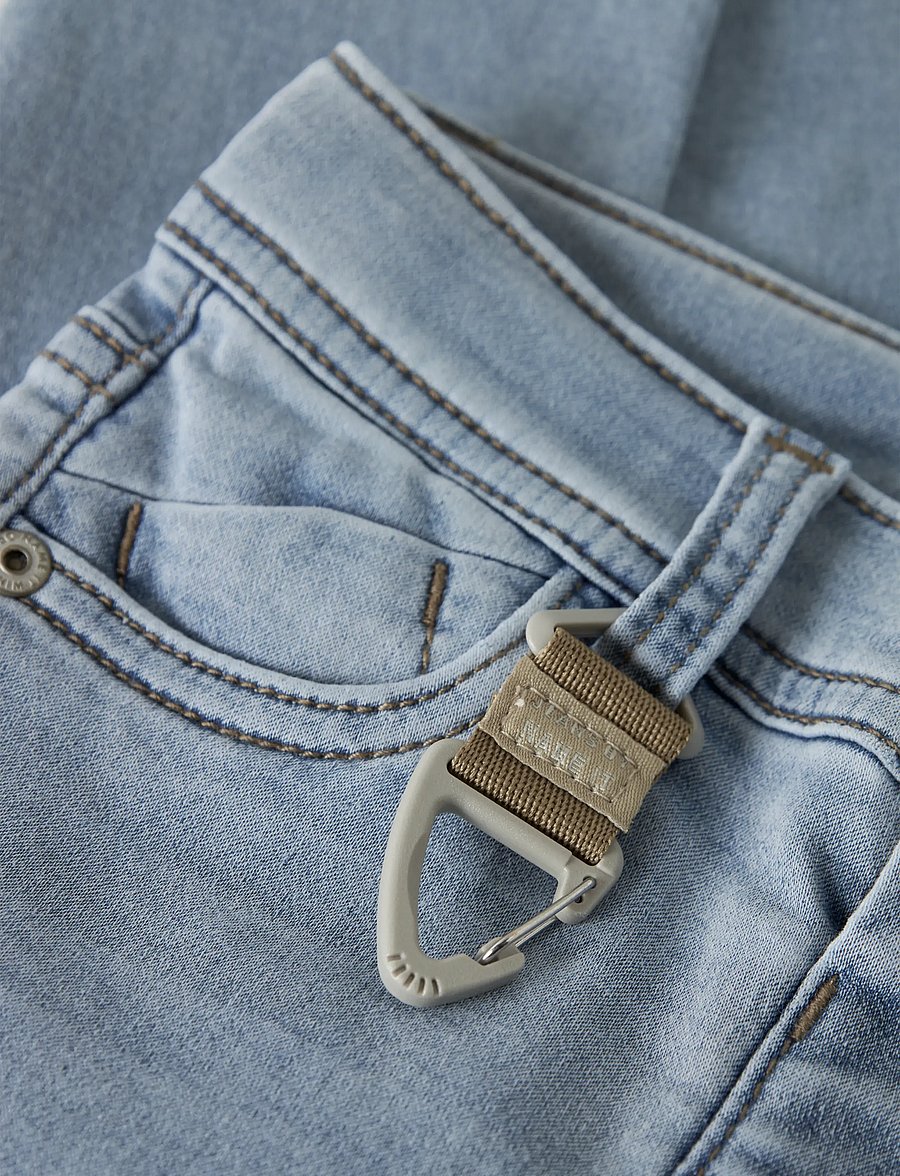 name it - NMMTHEO DNMTHAYER 2689SWE KEY PANT NOOS - skinny jeans - light blue bleached denim - 3