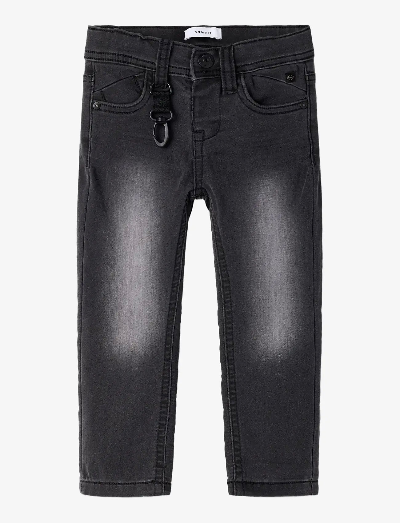 name it - NMMTHEO DNMTHAYER 2689SWE KEY PANT NOOS - liibuvad teksad - black denim - 3