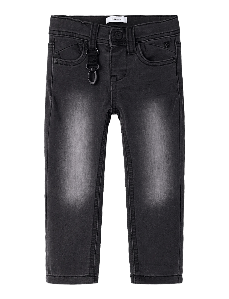 name it - NMMTHEO DNMTHAYER 2689SWE KEY PANT NOOS - skinny jeans - black denim - 3