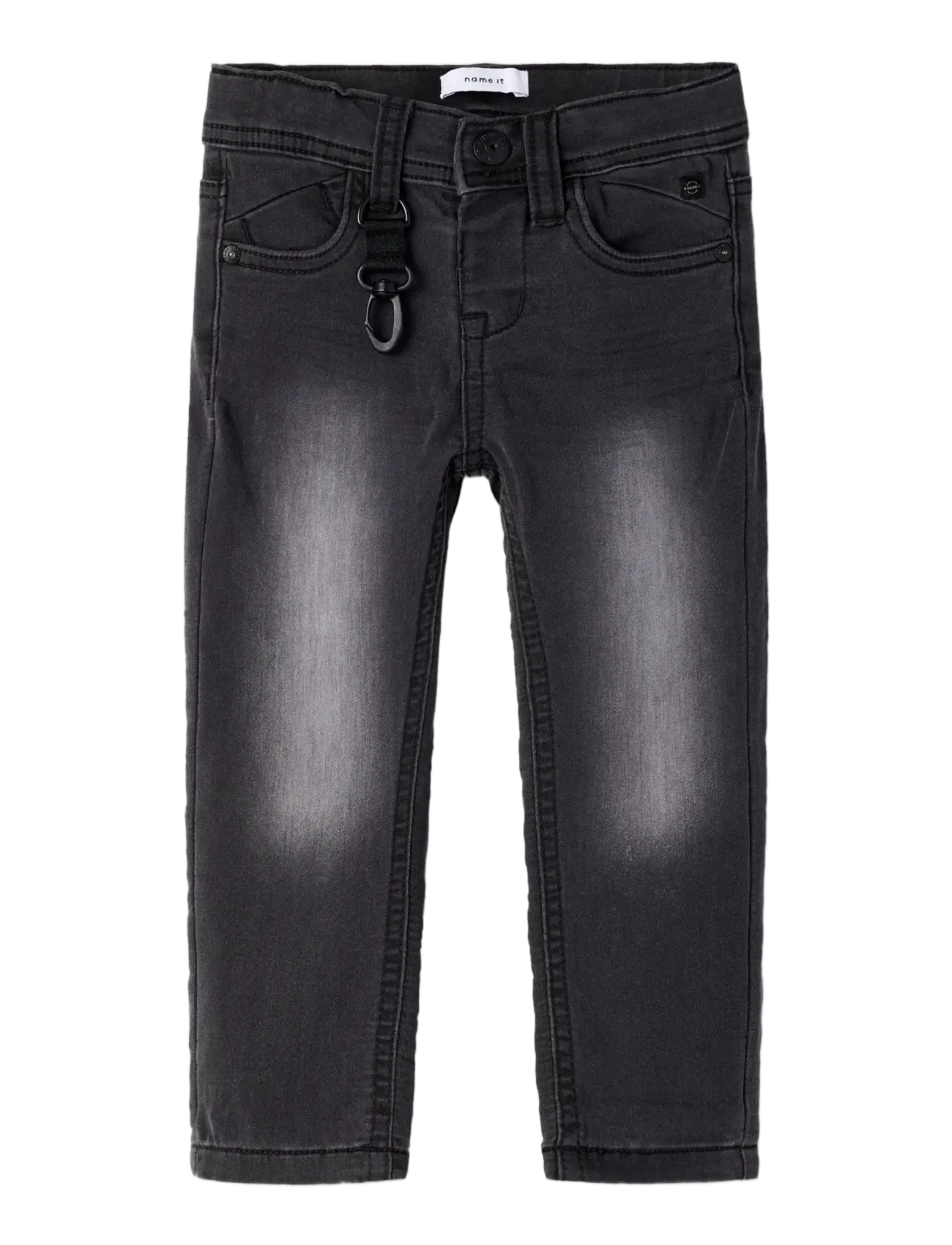 name it - NMMTHEO DNMTHAYER 2689SWE KEY PANT NOOS - skinny jeans - black denim - 3