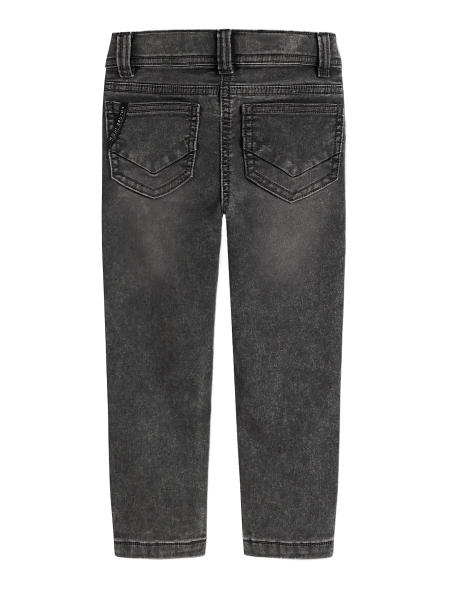 name it - NMMTHEO DNMTHAYER 2689SWE KEY PANT NOOS - skinny jeans - dark grey denim - 2