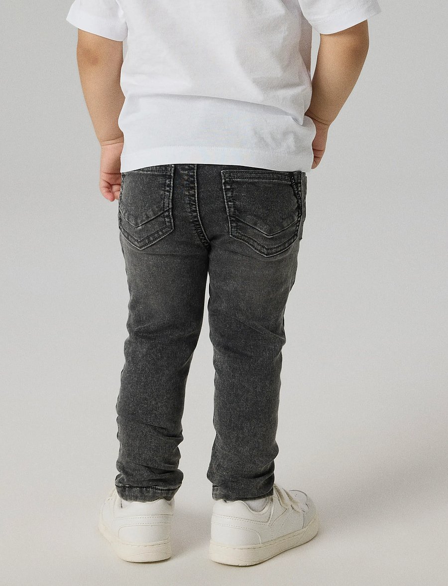 name it - NMMTHEO DNMTHAYER 2689SWE KEY PANT NOOS - skinny jeans - dark grey denim - 0
