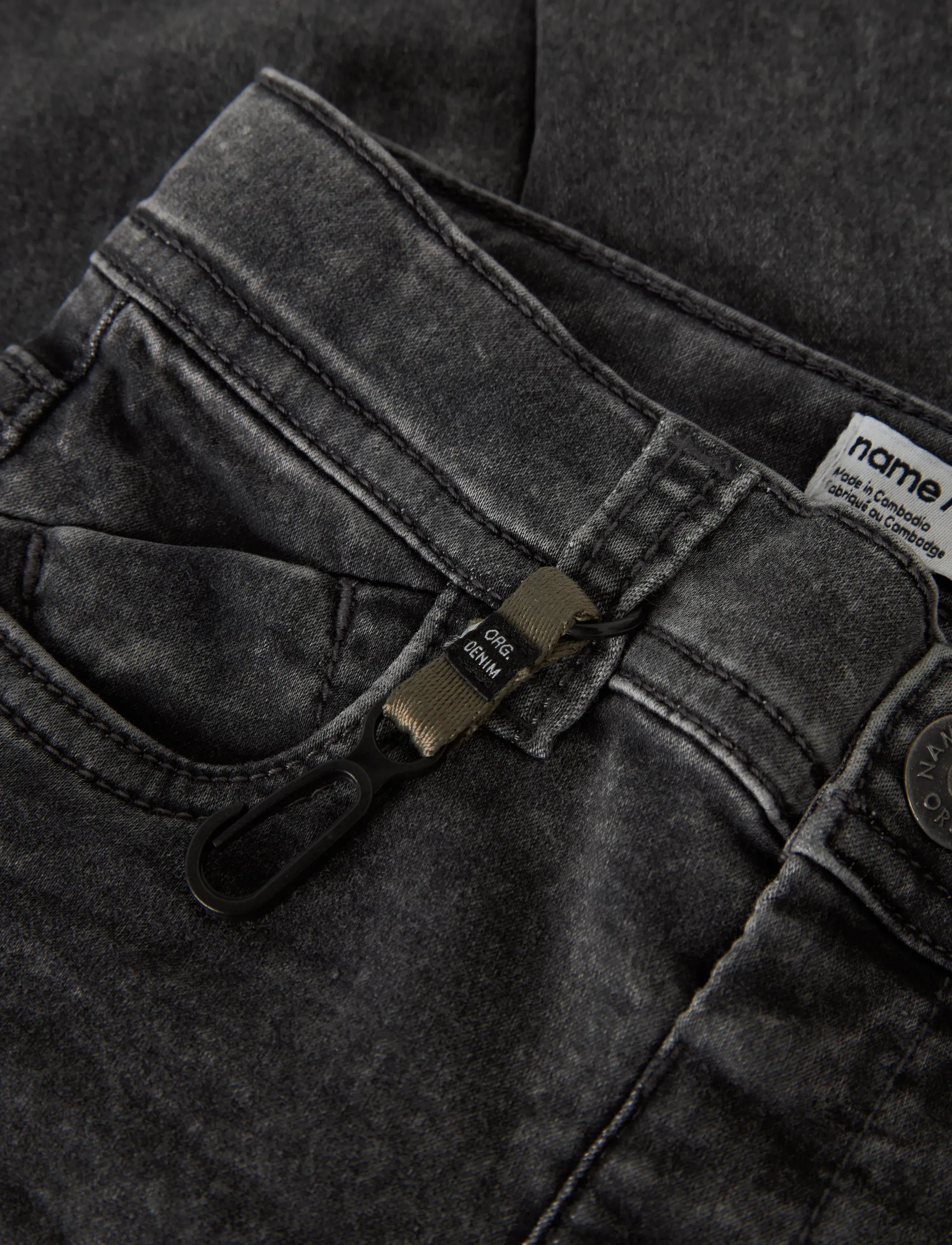 name it - NMMTHEO DNMTHAYER 2689SWE KEY PANT NOOS - skinny jeans - dark grey denim - 5