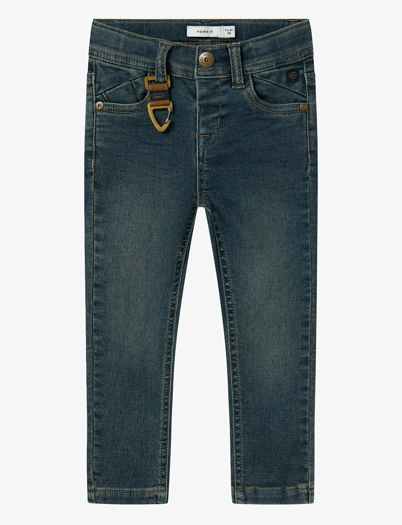name it - NMMTHEO DNMTHAYER 2689SWE KEY PANT NOOS - skinny jeans - vintage dark blue denim - 1