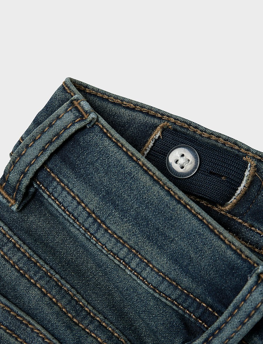 name it - NMMTHEO DNMTHAYER 2689SWE KEY PANT NOOS - skinny jeans - vintage dark blue denim - 3