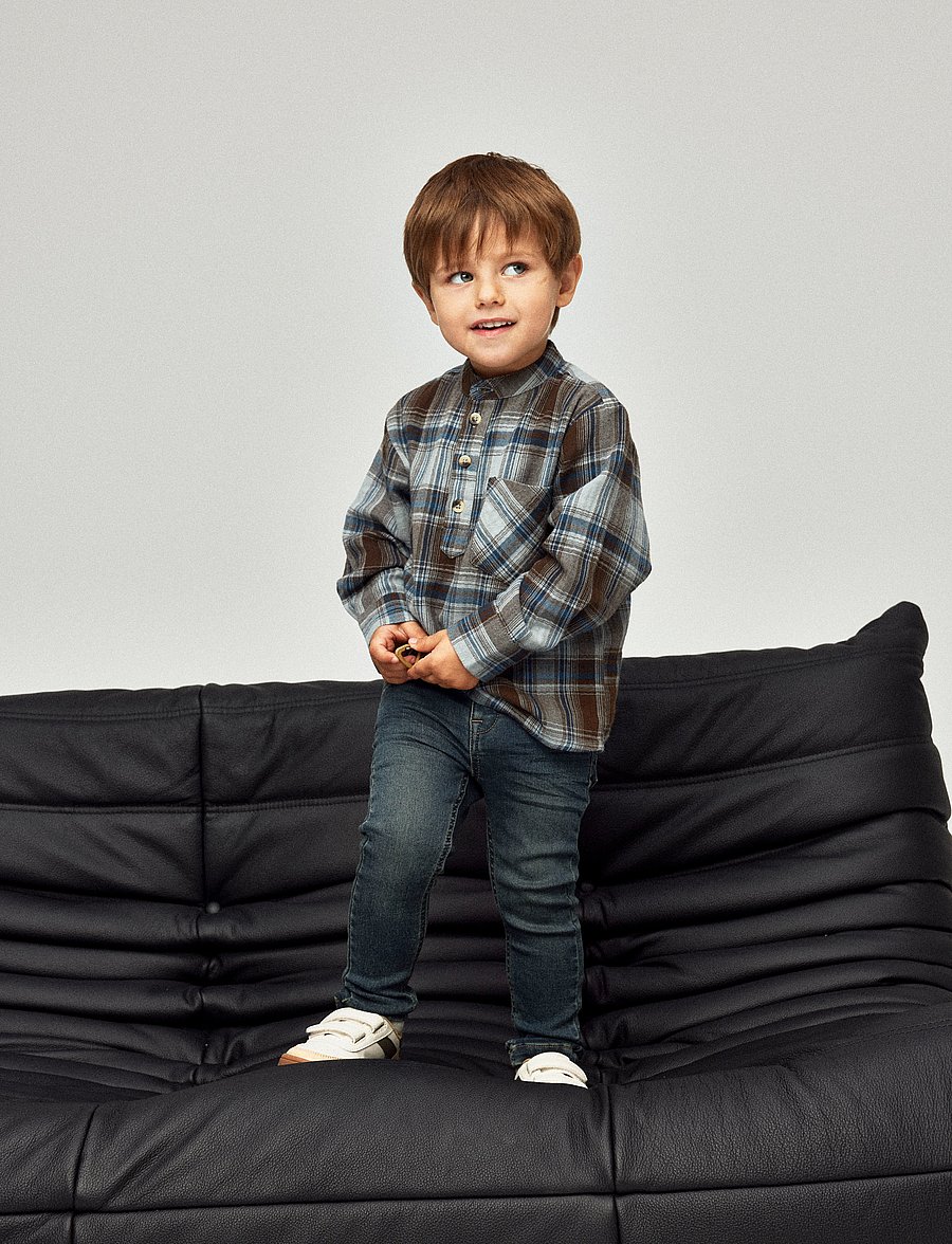 name it - NMMTHEO DNMTHAYER 2689SWE KEY PANT NOOS - skinny jeans - vintage dark blue denim - 4