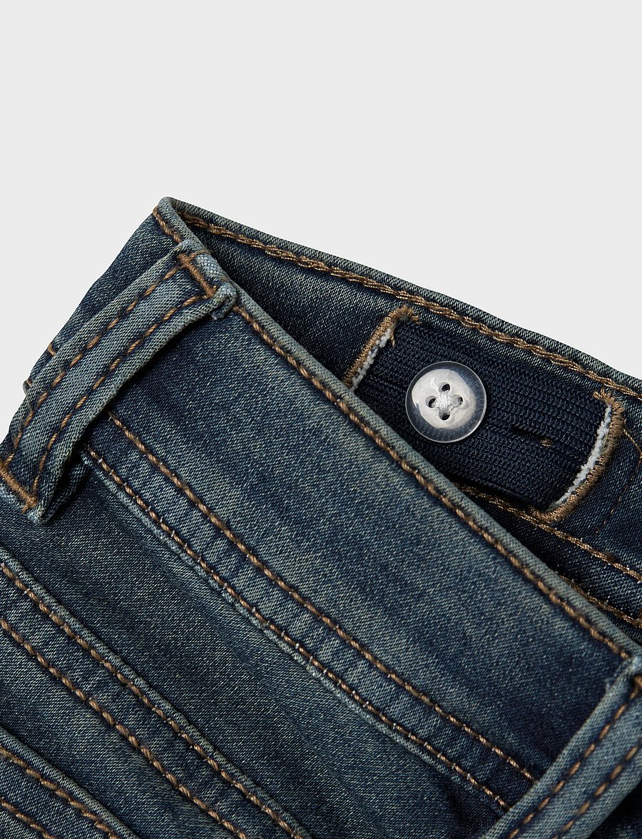 name it - NMMTHEO DNMTHAYER 2689SWE KEY PANT NOOS - skinny jeans - vintage dark blue denim - 4