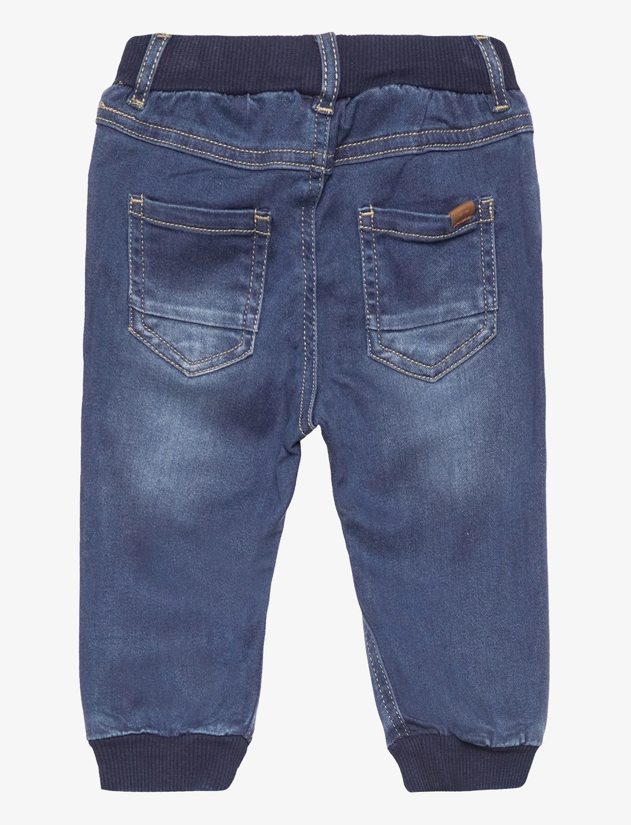 name it - NBMBOB DNMTORAS 3698 BRU PANT NOOS - alt laienevad teksad - dark blue denim - 1