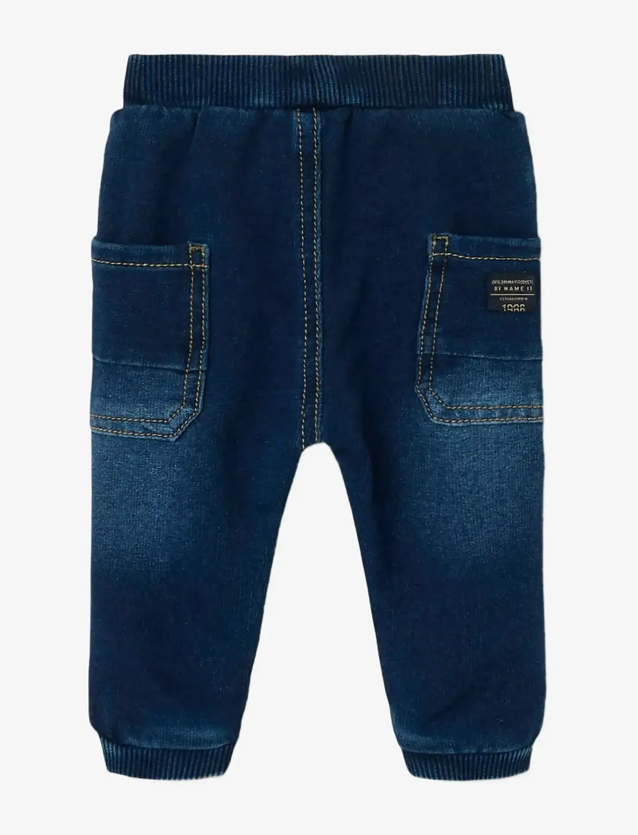 name it - NBMBEN U-SHAPE R SWE JEANS 1058-TR NOOS - regular jeans - dark blue denim - 1