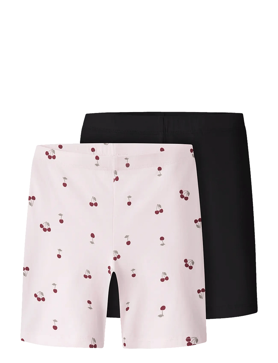 name it - NKFVIVIAN 2P AOP SHORT LEGGING NOOS - cycling shorts - black - 0