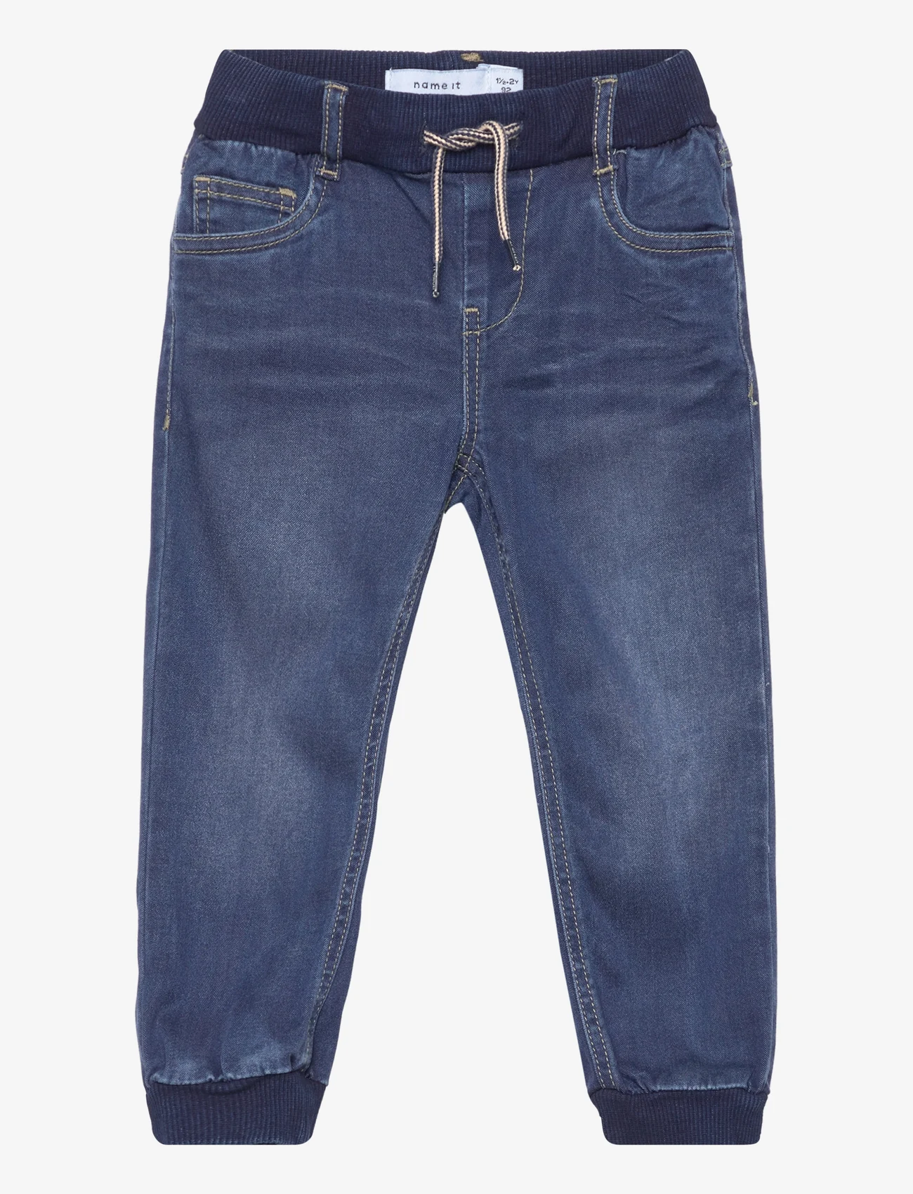 name it - NMMBEN BAGGY ROUND JEANS 1132-TO NOOS - loose jeans - dark blue denim - 0