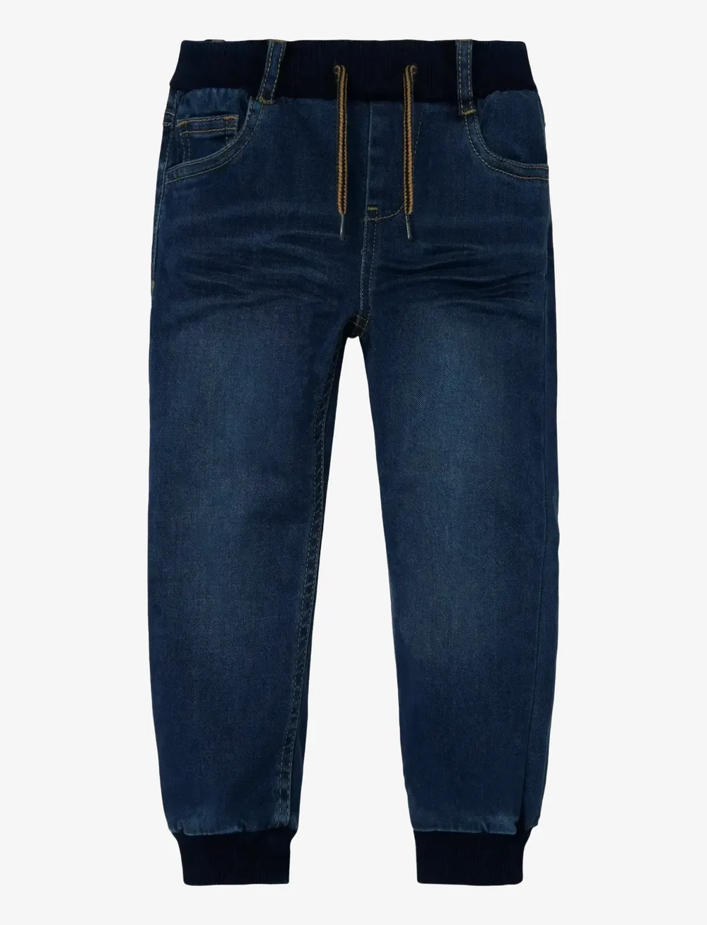 name it - NMMBEN BAGGY ROUND JEANS 1132-TO NOOS - loose jeans - dark blue denim - 0