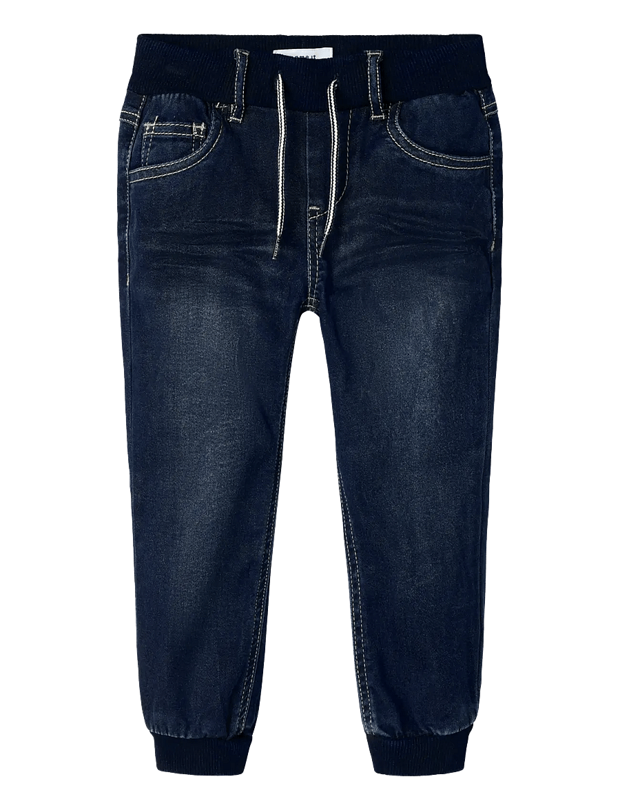 name it - NMMBEN BAGGY R JEANS 1132-TO NOOS - loose jeans - dark blue denim - 0