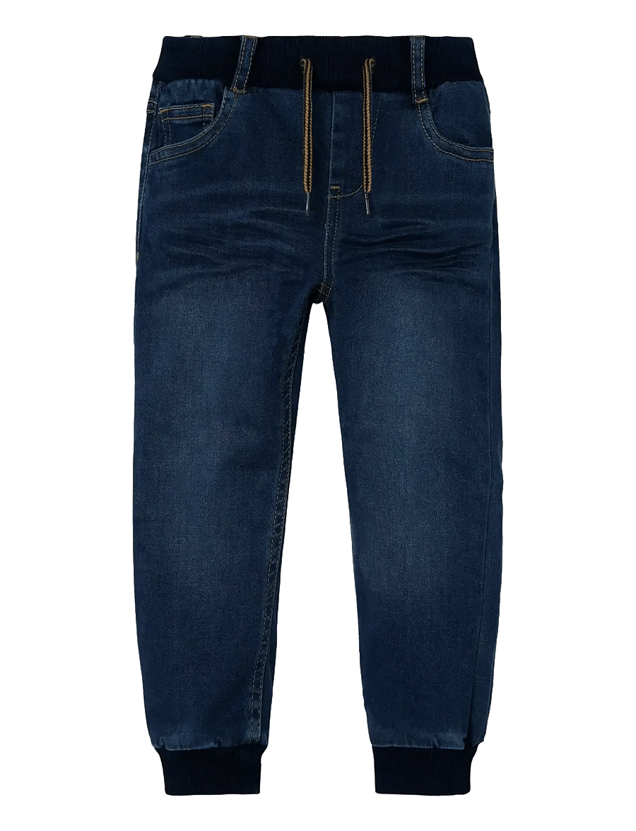 name it - NMMBEN BAGGY R JEANS 1132-TO NOOS - loose jeans - dark blue denim - 0