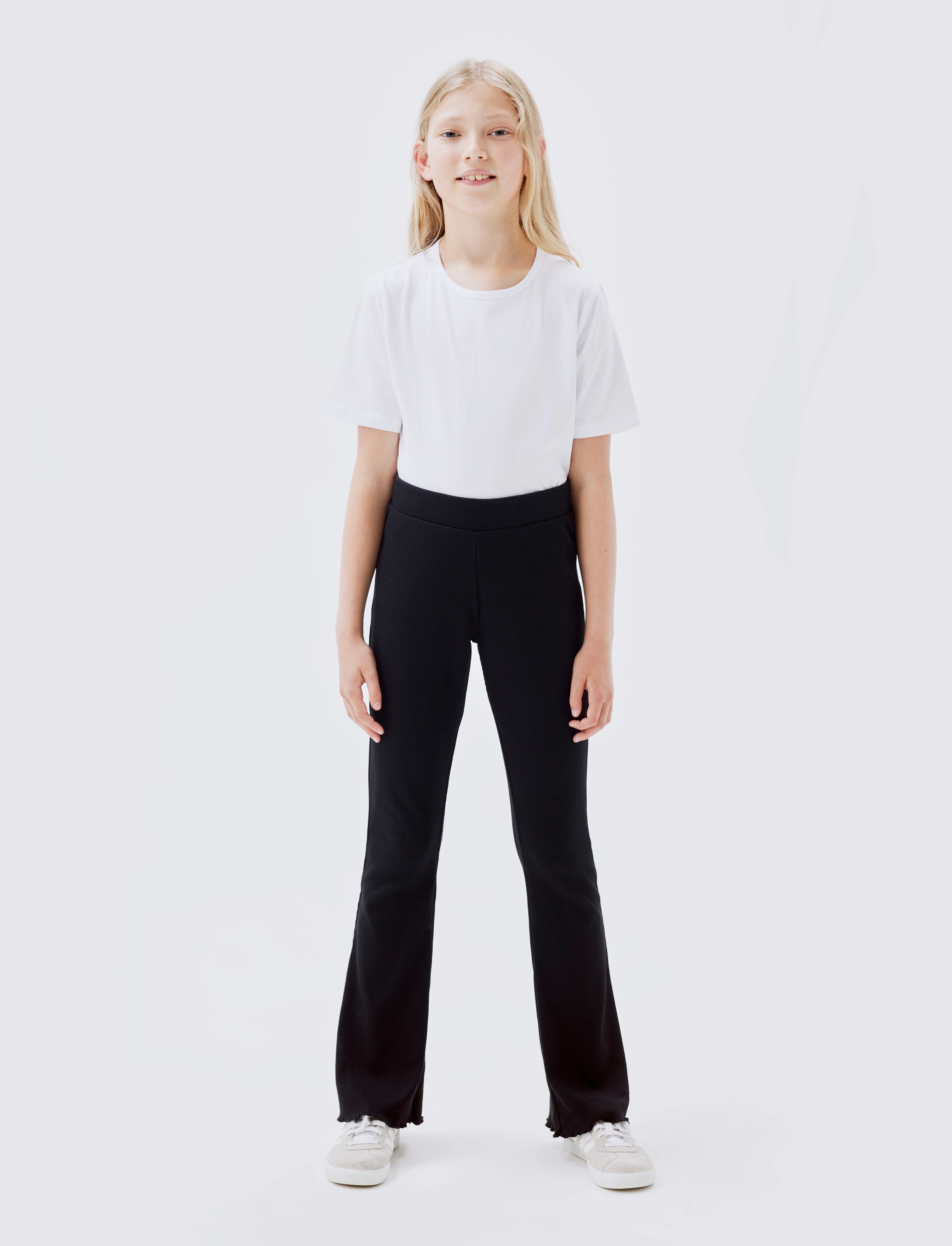 name it - NKFKOMI BOOTCUT PANT  - black - 4