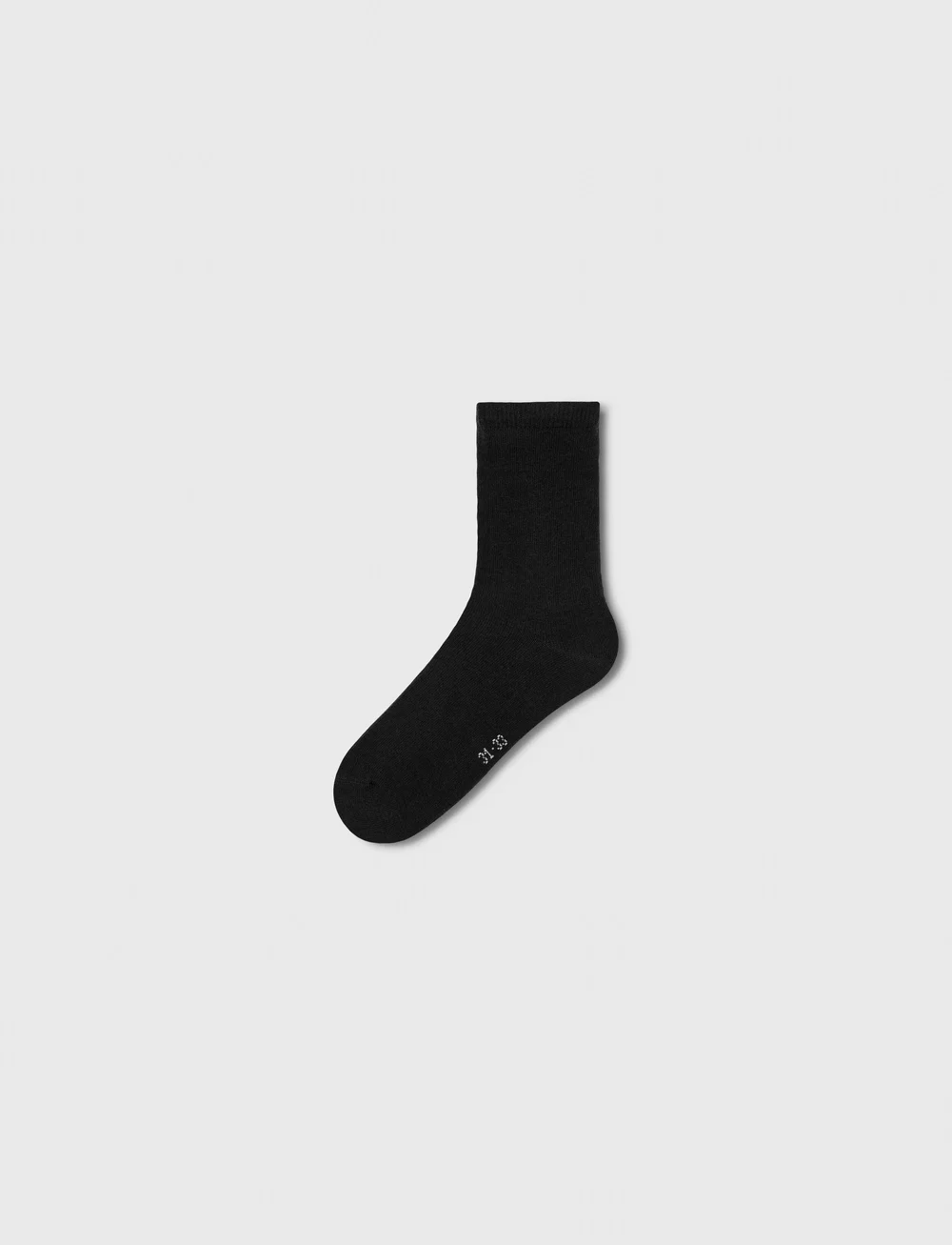 name it - NKNSOCK 7P SOLID NOOS - strümpfe - black - 0