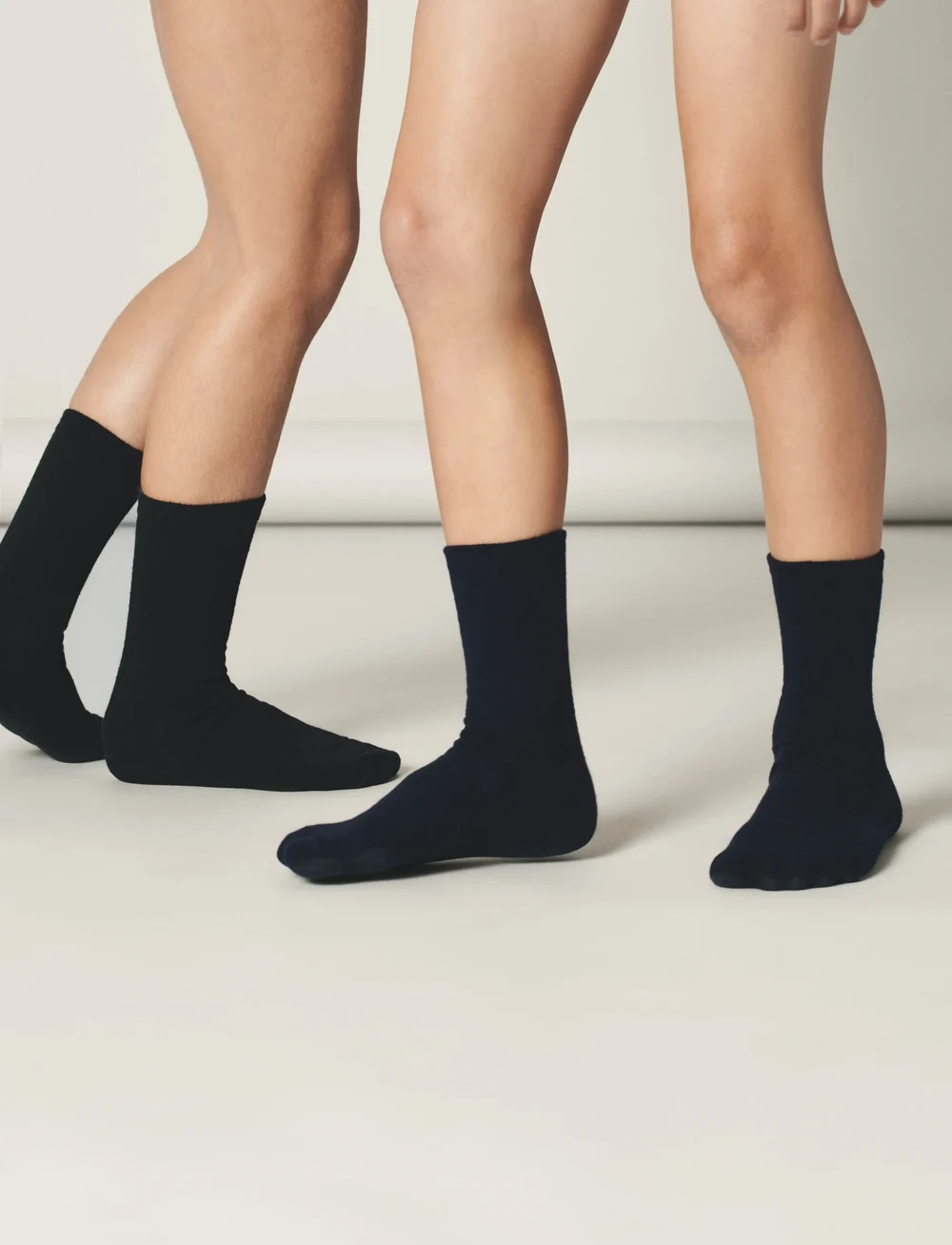 name it - NKNSOCK 7P SOLID NOOS - strümpfe - black - 2
