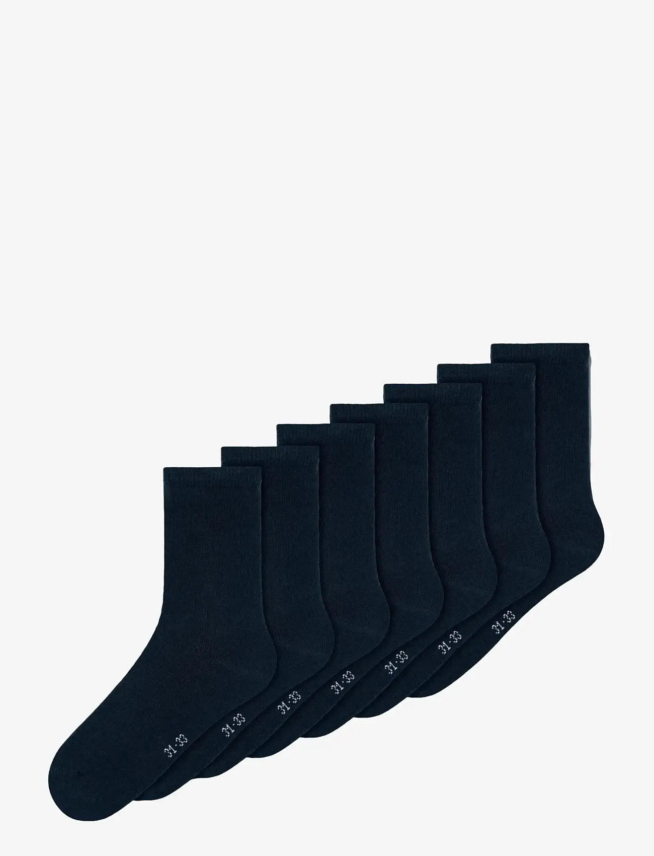 name it - NKNSOCK 7P SOLID NOOS - efterårstøj - dark sapphire - 0