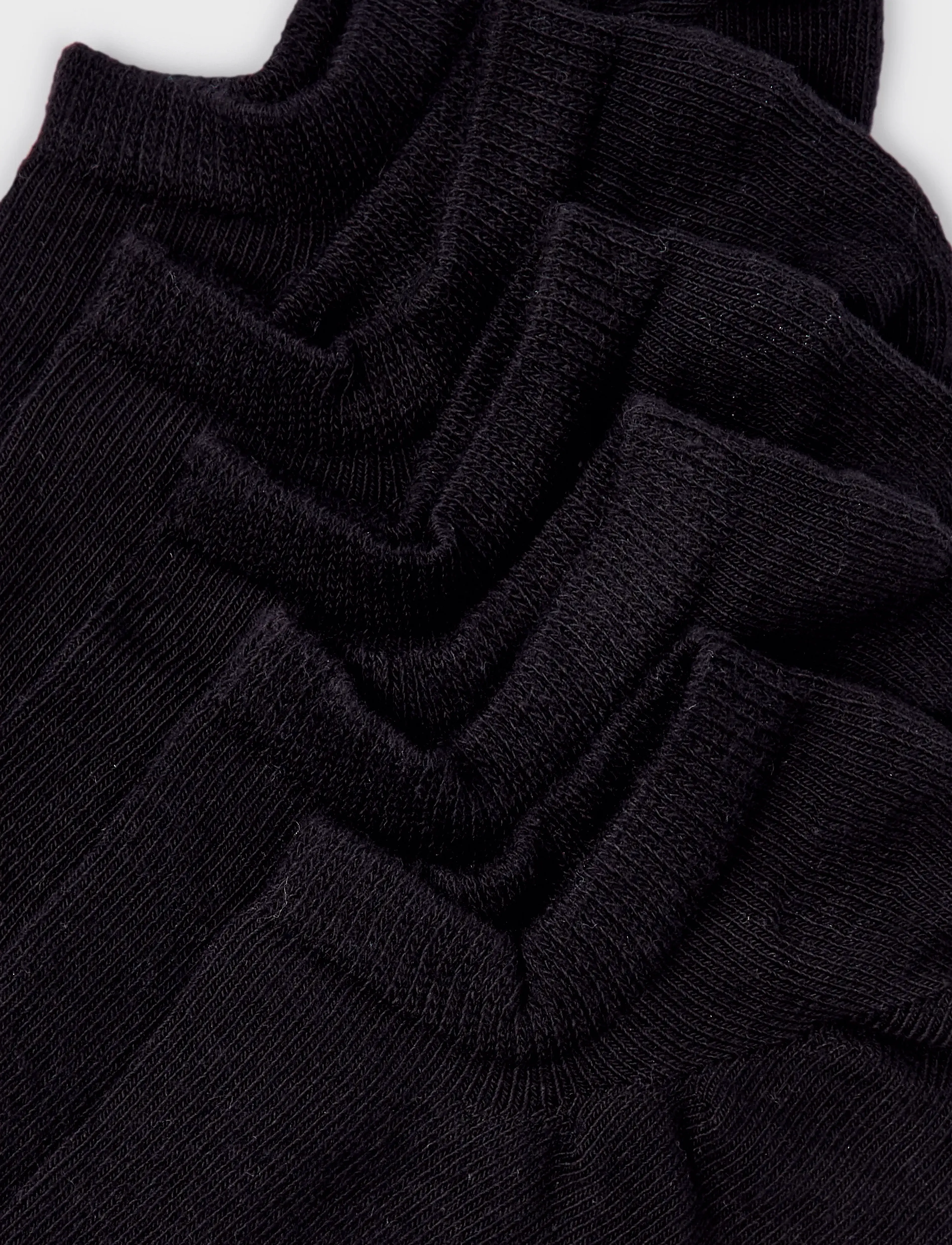 name it - NKNANCLE 7P SOLID NOOS - socks - black - 0