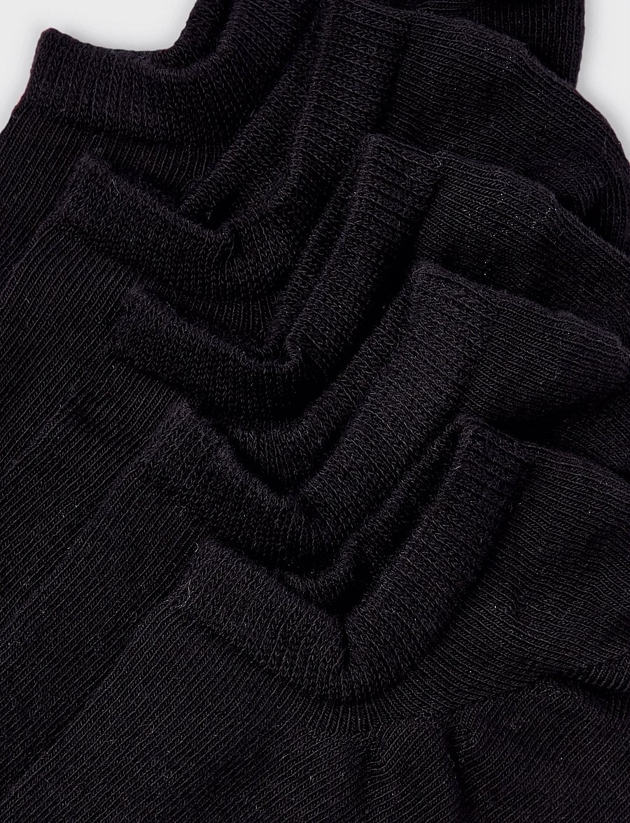 name it - NKNANCLE 7P SOLID NOOS - skarpetki - black - 0