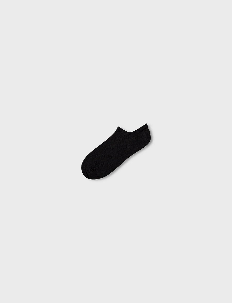 name it - NKNANCLE 7P SOLID NOOS - skarpetki - black - 2